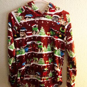 No Boundaries Cat Hoodie Christmas Size M